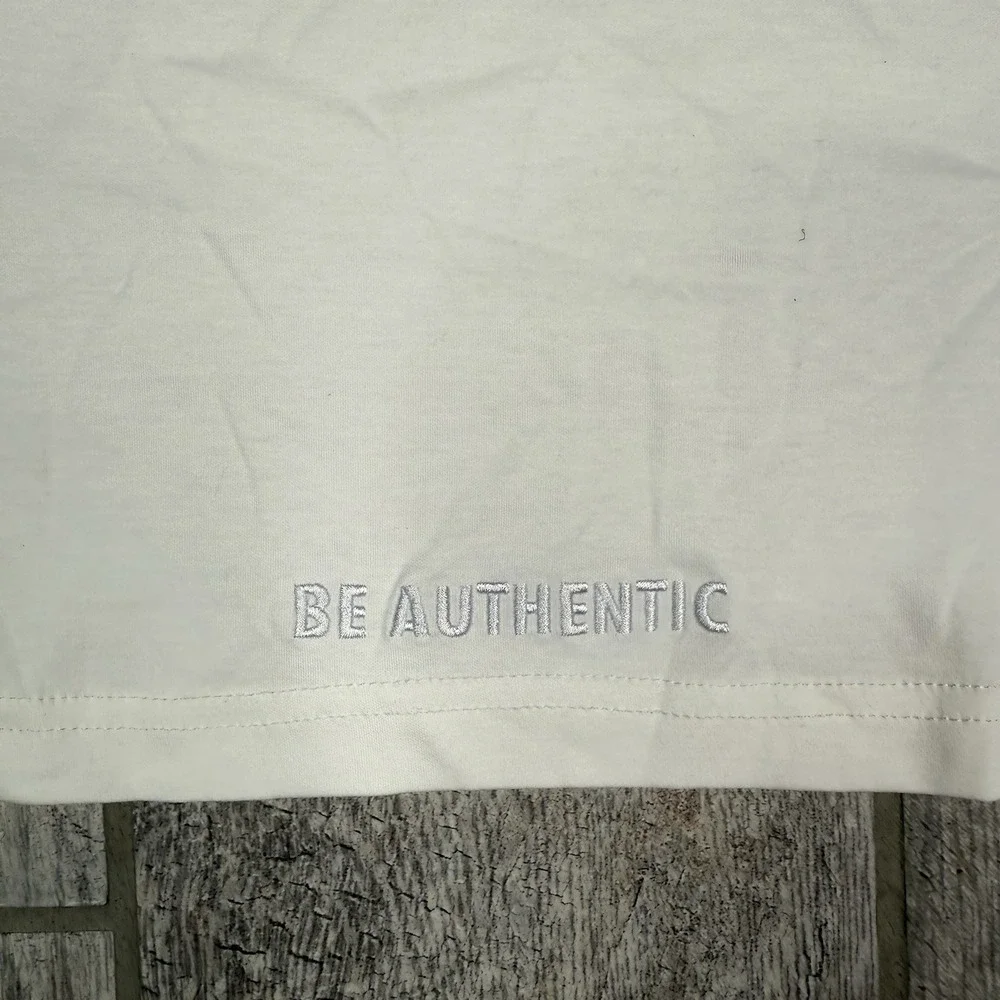 Eastside Golf Shirt Womens White Cropped NWT Crop Top‎ Golfing Gym Embroidered M - Picture 9 of 10